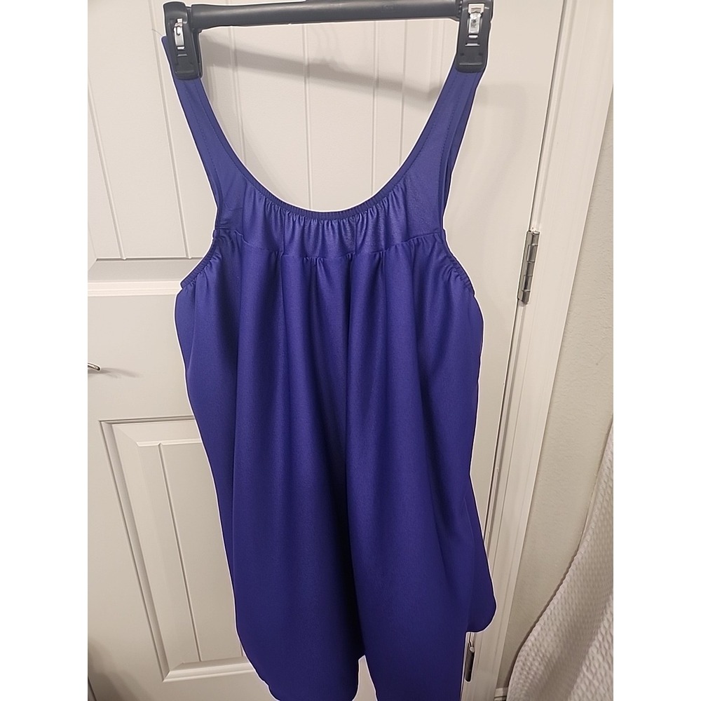 Sunbird Swimwear 24W Vintage Women's Blue Swim Suit Palisades Beach Club - Picture 1 of 7